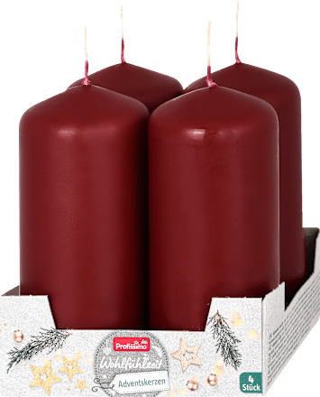 Set sveč za adventni venec, več različic Profissimo
