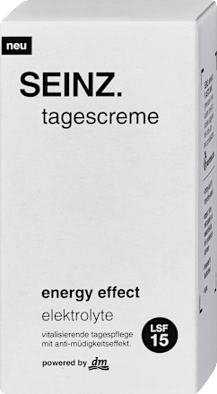 Denný pleťový krém energy effect electrolyte SEINZ.