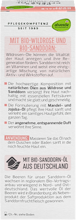 Körperöl Relax Bio-Wildrose, Bio-Sanddorn alverde NATURKOSMETIK