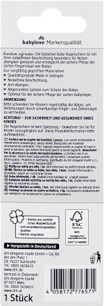 Otroške škarje za nohte brez niklja babylove