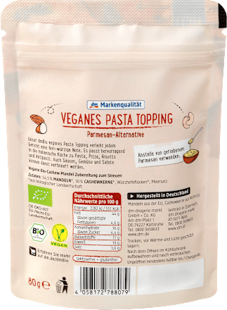 Veganski posip za testeninu dmBio