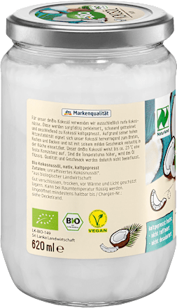 Kokosöl, nativ, Naturland dmBio