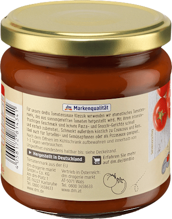 Sauce, Tomatensauce klassik dmBio