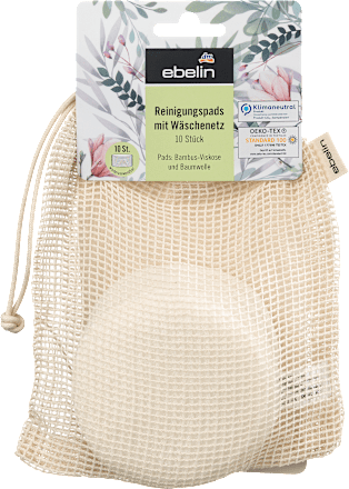 Reinigungspads mit Wäschenetz ebelin