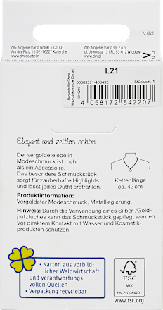 Halskette Schmetterling vergoldeter Modeschmuck ebelin