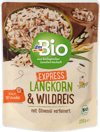 Mix BIO riso a grani lunghi e riso selvatico dmBio