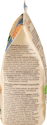 Couscous BIO a base di ceci e lenticchie rosse dmBio