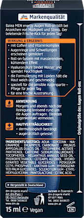 Energy Augen Roll-On Balea MEN