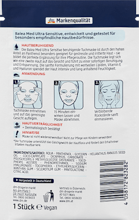 Maseczka w płachcie Ultra Sensitive Balea med