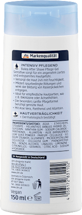 After Shave Pflege-Gel Sensitive Balea
