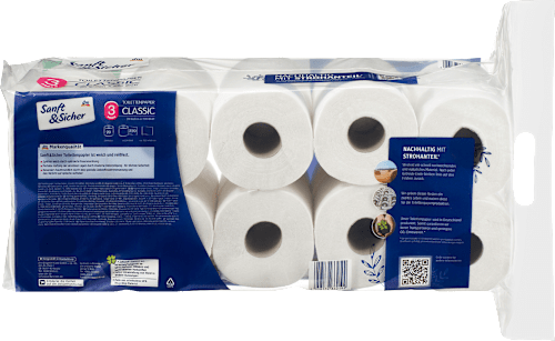 Toilettenpapier Classic 3-lagig Megapack Sanft&Sicher