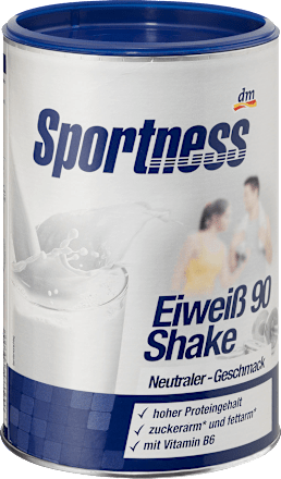 Protein Pulver, Eiweiß Shake 90, neutraler Geschmack Sportness