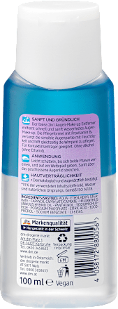 2in1 Augen-Make-Up Entferner ölhaltig Balea