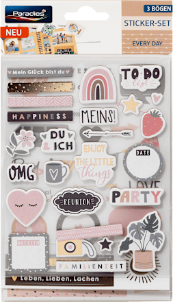 Stickerset Everyday  Paradies