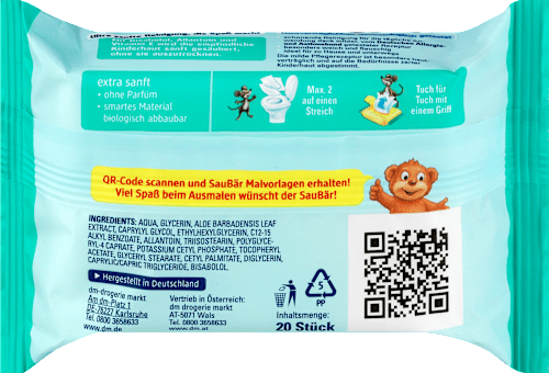 Papier toaletowy nawilżany Ultra Sensitive  SauBär