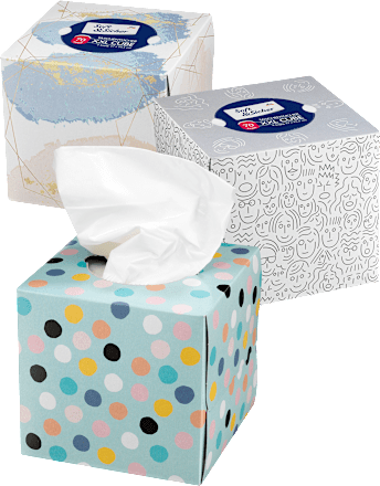 Taschentücher Box XXL Cube 4-lagig Soft&Sicher