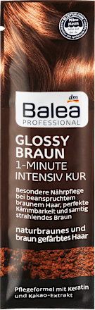 Intensywna kuracja do włosów brązowych Glossy Braun Balea PROFESSIONAL