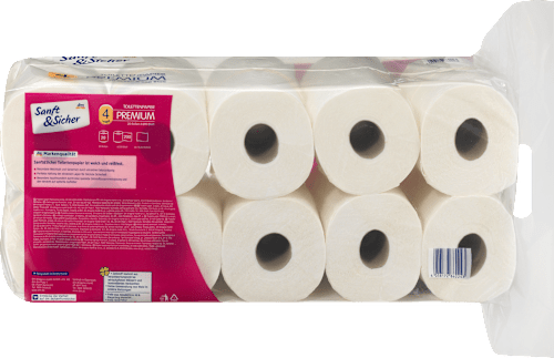 Premium toaletni papir, 4-slojni, 200 listića Sanft&Sicher