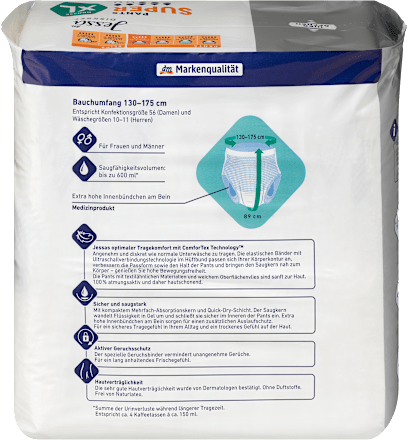 Higijenske gaćice za inkontinenciju, vel. XL – super Jessa DISKRET