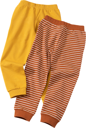 2er Pack Kinder Hosen, Gr. 122, in Baumwolle PUSBLU