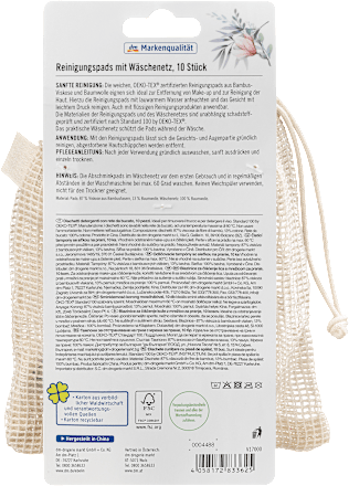 Reinigungspads mit Wäschenetz ebelin