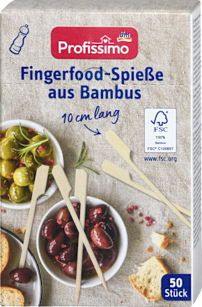 Spieße aus Bambus Fingerfood Profissimo