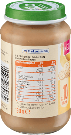 Owsianka z gruszką i bananem, od 10. miesiąca życia dmBio