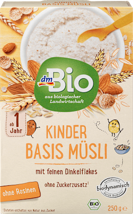 Kindermüsli Basis ab 1 Jahr dmBio