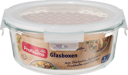 Glasboxen Set rund Profissimo