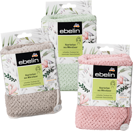 Haarturban Mikrofaser ebelin
