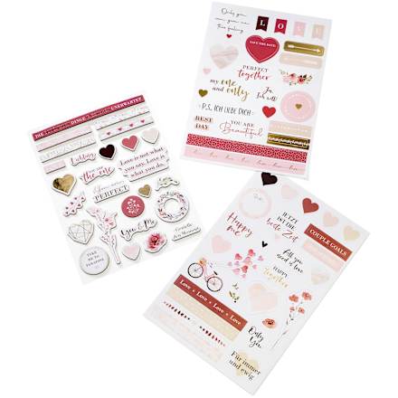 Stickerset Liebe Paradies