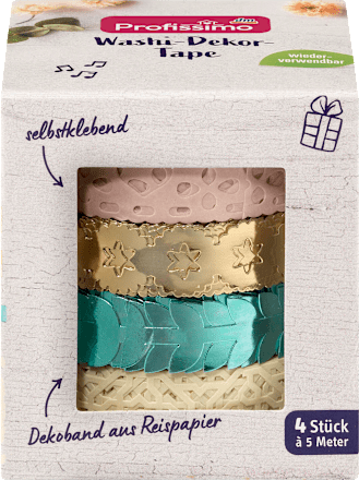 Dekoband Washi 4tlg Profissimo