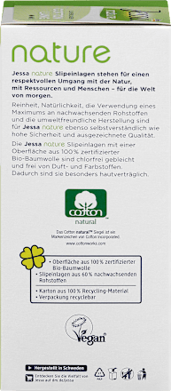 Slipeinlagen Cotton Lang nature Jessa