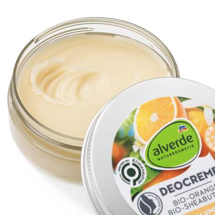 Deocreme Bio-Orange Bio-Sheabutter alverde NATURKOSMETIK