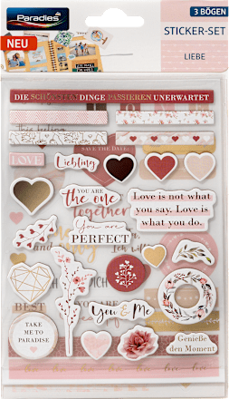 Stickerset Liebe Paradies