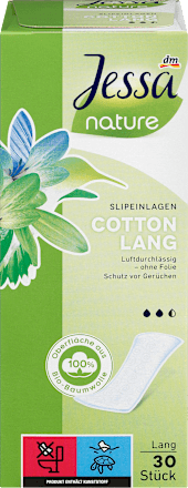 Slipeinlagen Cotton Lang nature Jessa