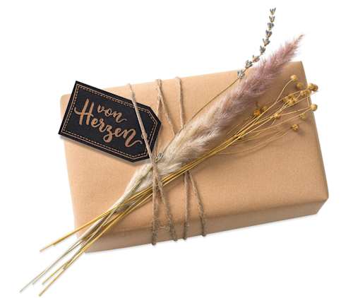 Holzstempelset mit Stempelkissen Profissimo