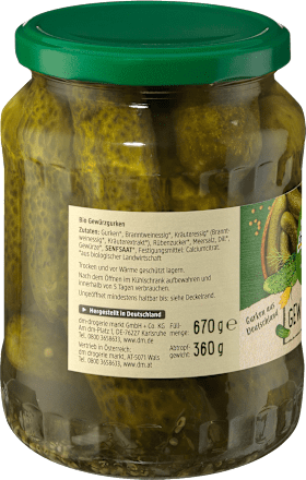 Nakladané uhorky dmBio