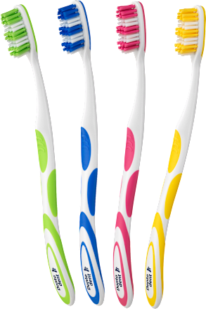 Dontodent Zahnbürste Hoch-Tief, mittel, 3 St Dontodent