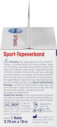 Sport-Tapeverband, 1 Rolle Mivolis