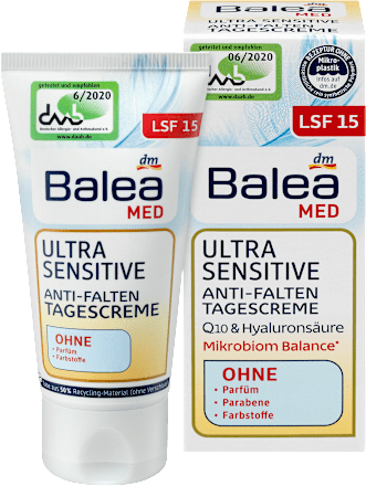 Przeciwzmarszczkowy krem na dzień Ultra Sensitive Balea med