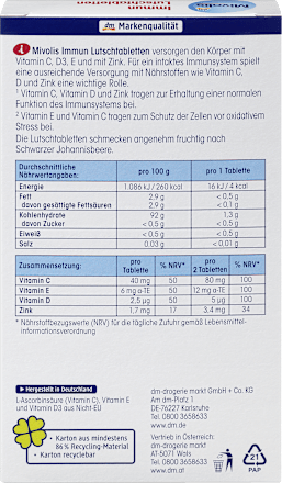 Immun Lutschtabletten Mivolis