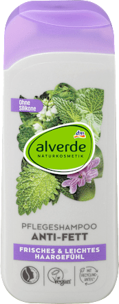 Shampoo Anti Fett Bio-Brennnessel, Bio-Zitronenmelisse alverde NATURKOSMETIK