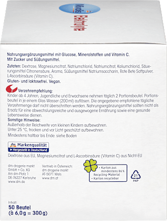 Elektrolyte 50 Beutel Mivolis