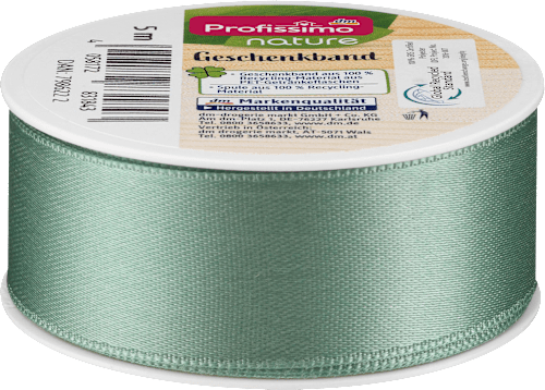 Profissimo panglică de satin verde  Profissimo