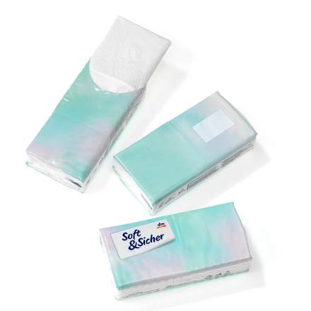 Papirnate maramice Sensitive, 4-slojne, 15x10 kom Soft&Sicher