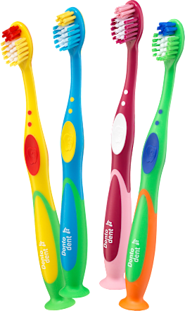 Zahnbürste Kinder weich, 3 bis 6 Jahre Dontodent
