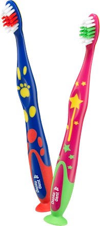 Zahnbürste Kinder erste Zähnchen extra weich, 0 bis 3 Jahre, 1 St Dontodent