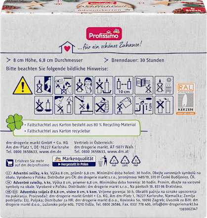 svíčky rustikální, metal Profissimo