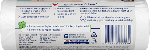 Worki na śmieci z uchwytem, 35 L, neutralizujące zapachy Profissimo